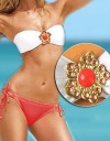 Costum de Baie Coral Accesorizat 0013247C